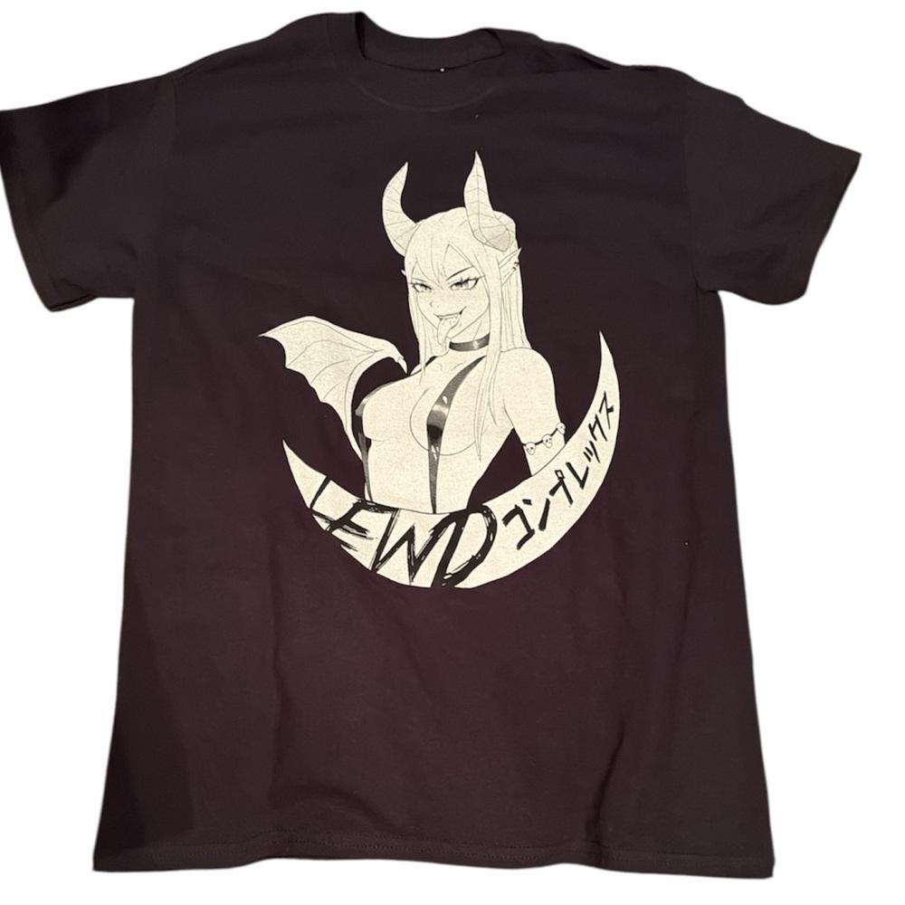 Spencer’s Spooky Succubus T Shirt - Lewd Complex MENS SIZE SMALL